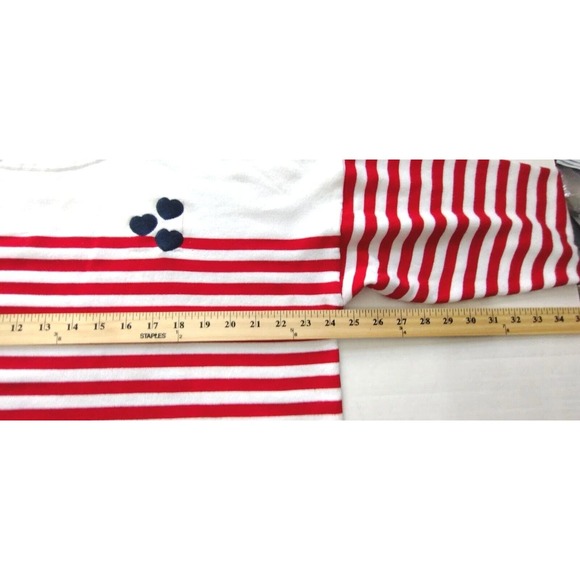 Philosophy Republic Clothing Womens 1X Red & White Stripe Long Sleeve Sweater - Picture 6 of 11